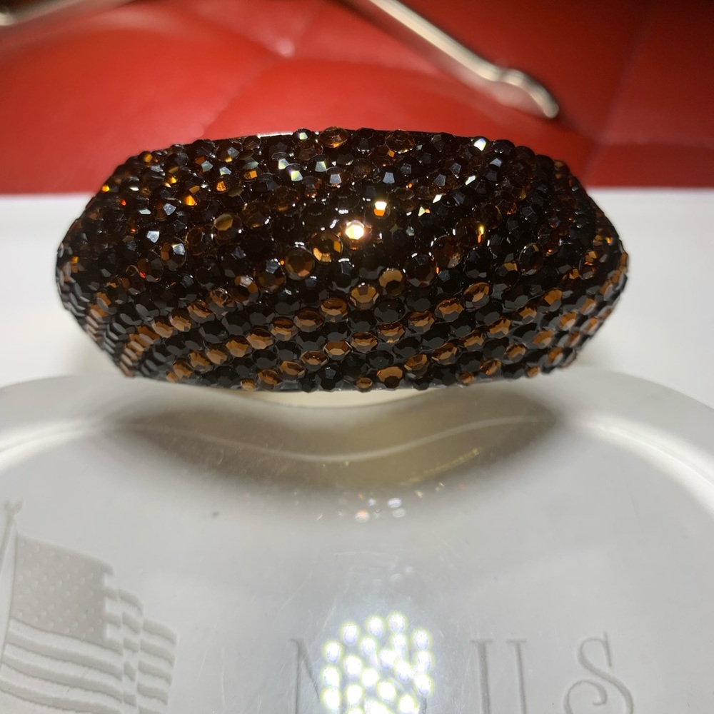 Bronze and Gold Crystal Bracelet